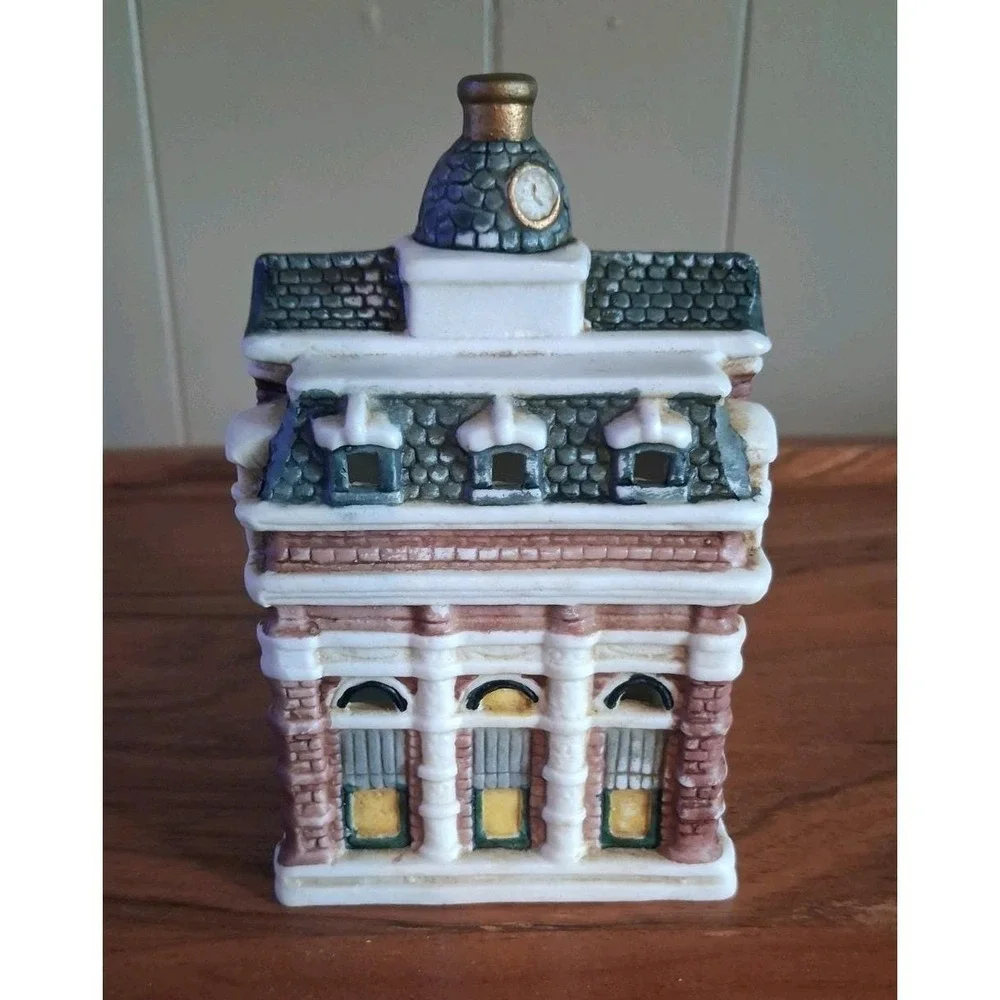 Vtg 1993 Santa's Best Spirit Of America Christmas City Hall